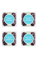 sugarfina Set of 4 Dark Chocolate Toffee Almonds Candy Cubes at Nordstrom