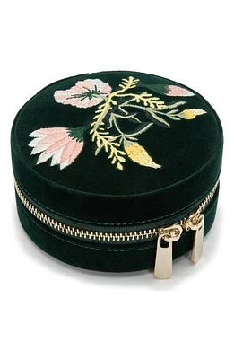 WOLF Zoe Round Travel Case in Forest Green at Nordstrom