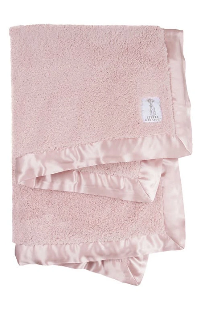 Little Giraffe Chenille Blanket in Dusty Pink at Nordstrom