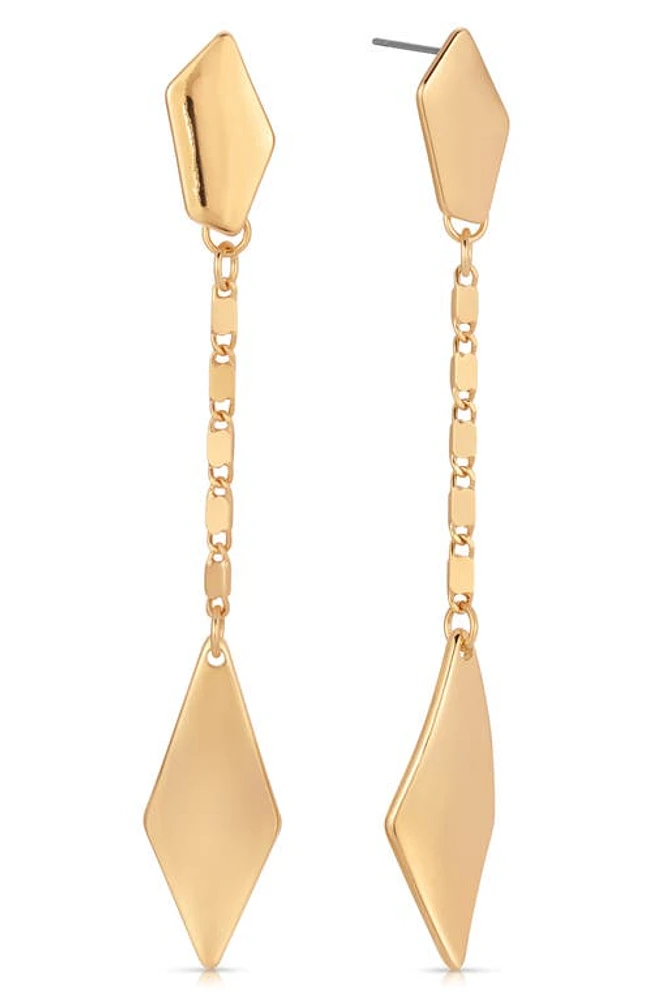 Ettika Kite Linear Drop Earrings in Gold at Nordstrom