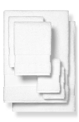 Boll & Branch Plush 6-Piece Organic Cotton Bath Towel Set in White at Nordstrom