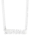 Argento Vivo Sterling Silver Argento Vivo Small Personalized Name Necklace at Nordstrom