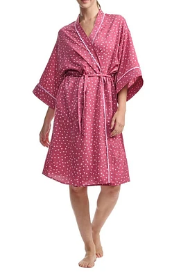 Splendid Print Robe in Mini Heart Toss at Nordstrom, Size Large