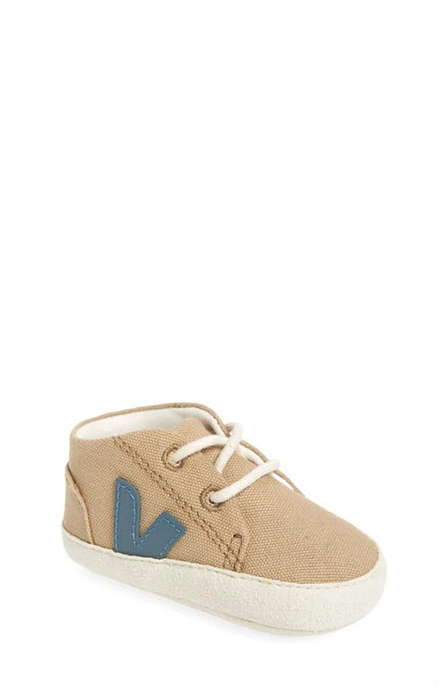 Veja Canvas Crib Shoe in Dune California at Nordstrom, Size 17-18 Eu