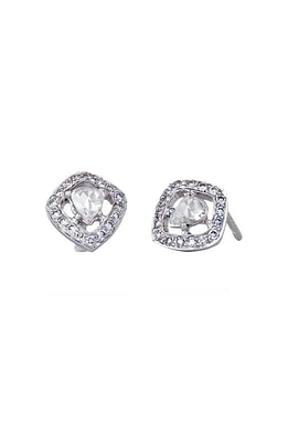 Sethi Couture Rose-Cut Diamond Stud Earrings in White Gold/Diamond at Nordstrom