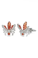 CLIFTON WILSON Wasp Cuff Links in Orange at Nordstrom