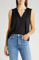 Bella Dahl Ruffle Neck Sleeveless Top at Nordstrom,