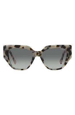 VOGUE 52mm Gradient Irregular Sunglasses in Gradient Grey at Nordstrom