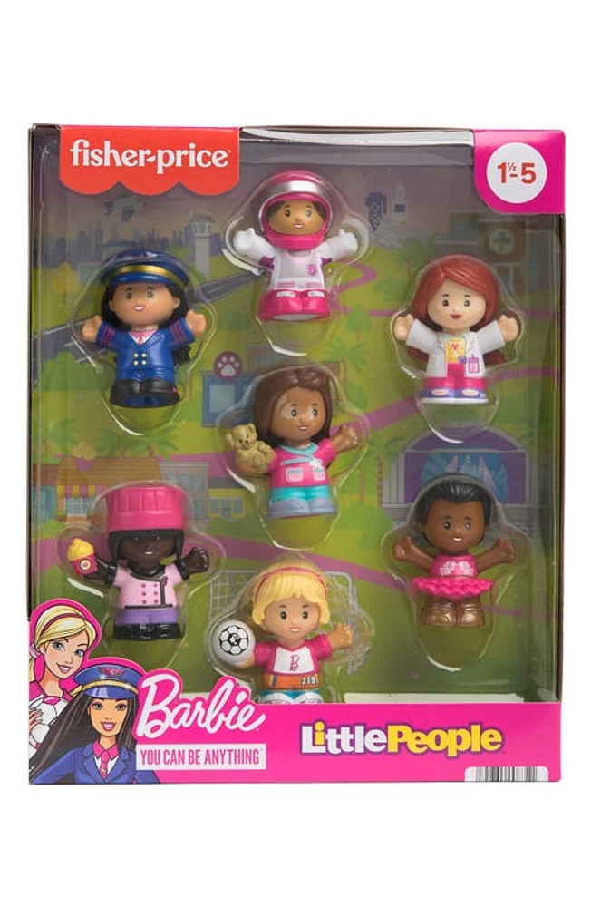 FISHER PRICE Kids' Little People Barbie You Can Be Anything Toy Set in Multi at Nordstrom