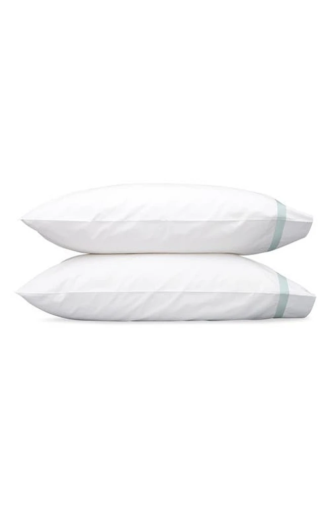 Matouk Lowell 600 Thread Count Set of 2 Pillowcases in Opal at Nordstrom