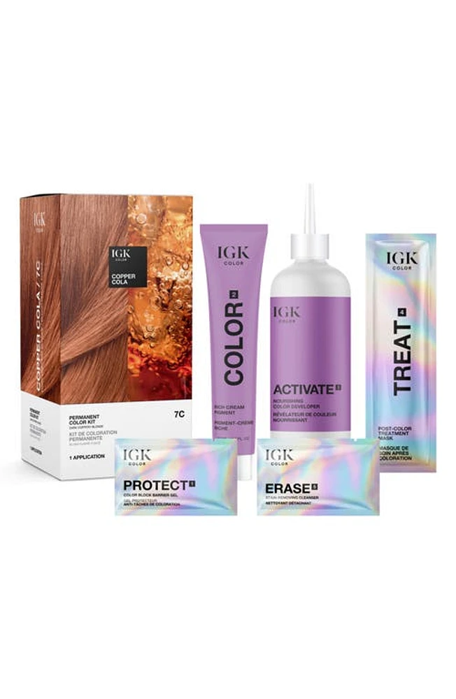 IGK Permanent Color Kit in Copper Cola at Nordstrom