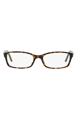 burberry 53mm PIllow Optical Glasses in Dark Havana at Nordstrom