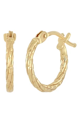 Bony Levy 14K Gold Twisted Hoop Earrings in 14K Yellow Gold at Nordstrom