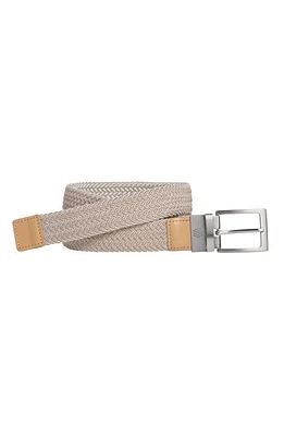 Johnston & Murphy Reversible Stretch Belt Dark Taupe/White at Nordstrom,