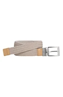 Johnston & Murphy Reversible Stretch Belt Dark Taupe/White at Nordstrom,