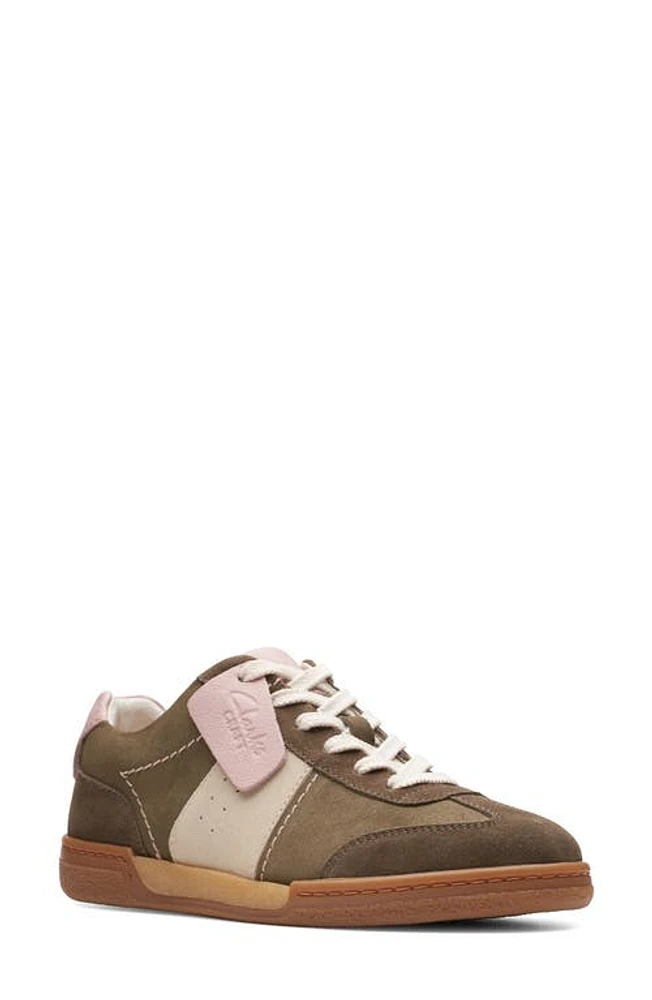 Clarks(r) CraftMatch Lo Sneaker in Olive Combi at Nordstrom, Size 9