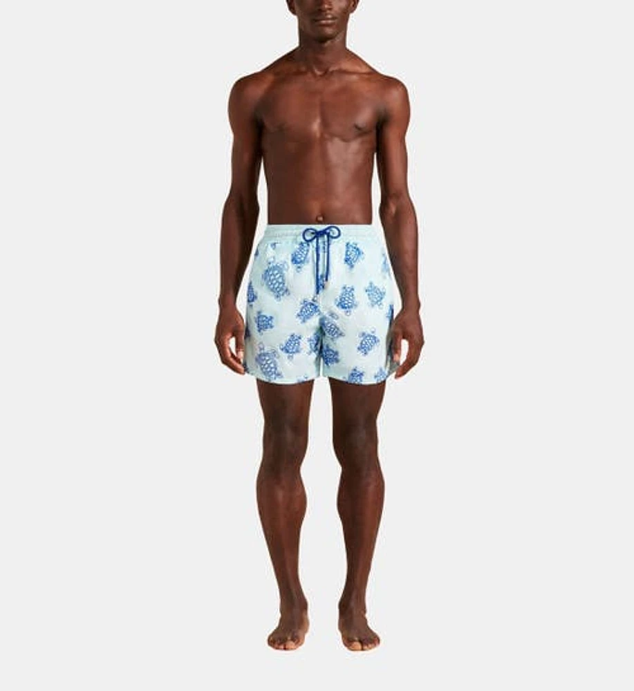 Vilebrequin Men's Flock Ronde Des Tortues Swim Trunks in Thalassa at Nordstrom