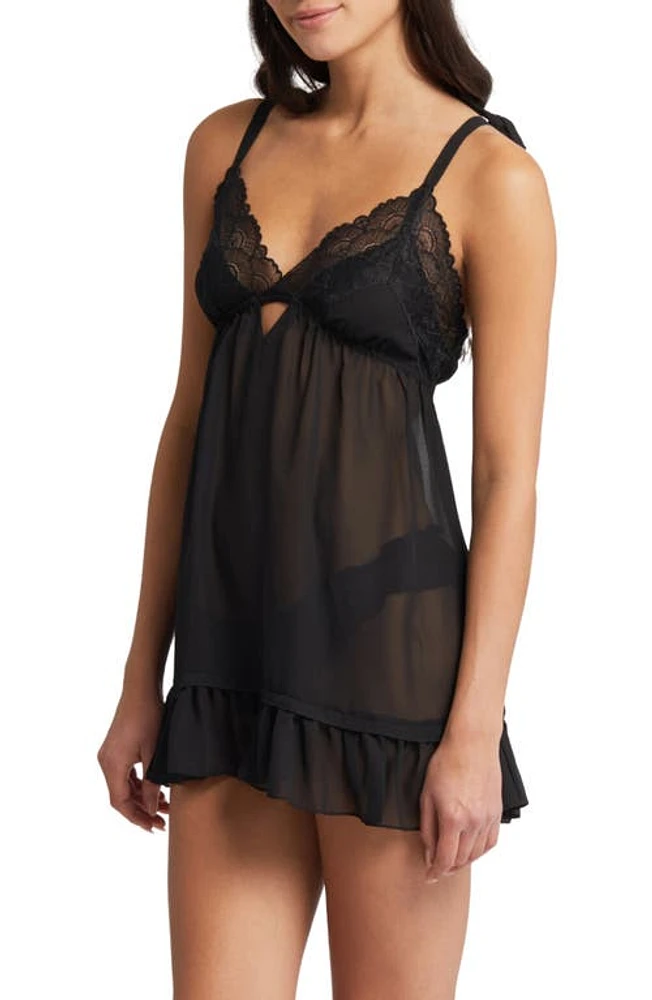 Rya Collection Babydoll Chemise & Panties Set at Nordstrom,