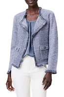 NIC+ZOE Fringe Tweed Jacket at Nordstrom,