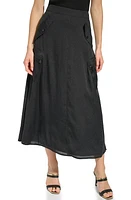 DKNY Organza Cargo Midi Skirt at Nordstrom,