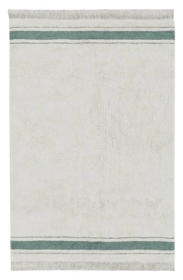 Lorena Canals Gastro Washable Cotton Blend Rug in Vintage Blue at Nordstrom, Size Medium