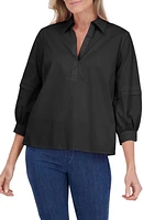 Foxcroft Frankie Poplin Shirt at Nordstrom,