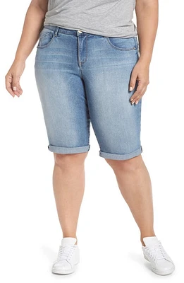 Wit & Wisdom 'Ab'Solution Cuffed Denim Shorts Lb Light Blue at Nordstrom,