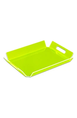 Bey-Berk Dezi Acrylic Serving Tray in Neon at Nordstrom