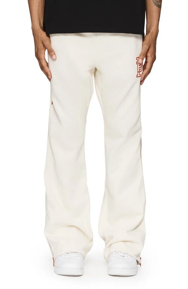 PURPLE BRAND MWT Fleece Flare Sweatpants Off White at Nordstrom,