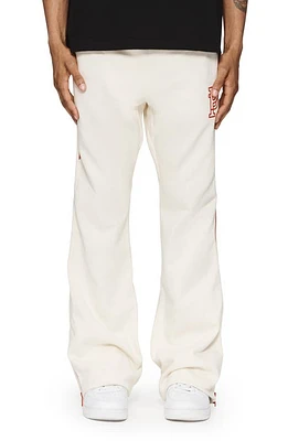 PURPLE BRAND MWT Fleece Flare Sweatpants Off White at Nordstrom,