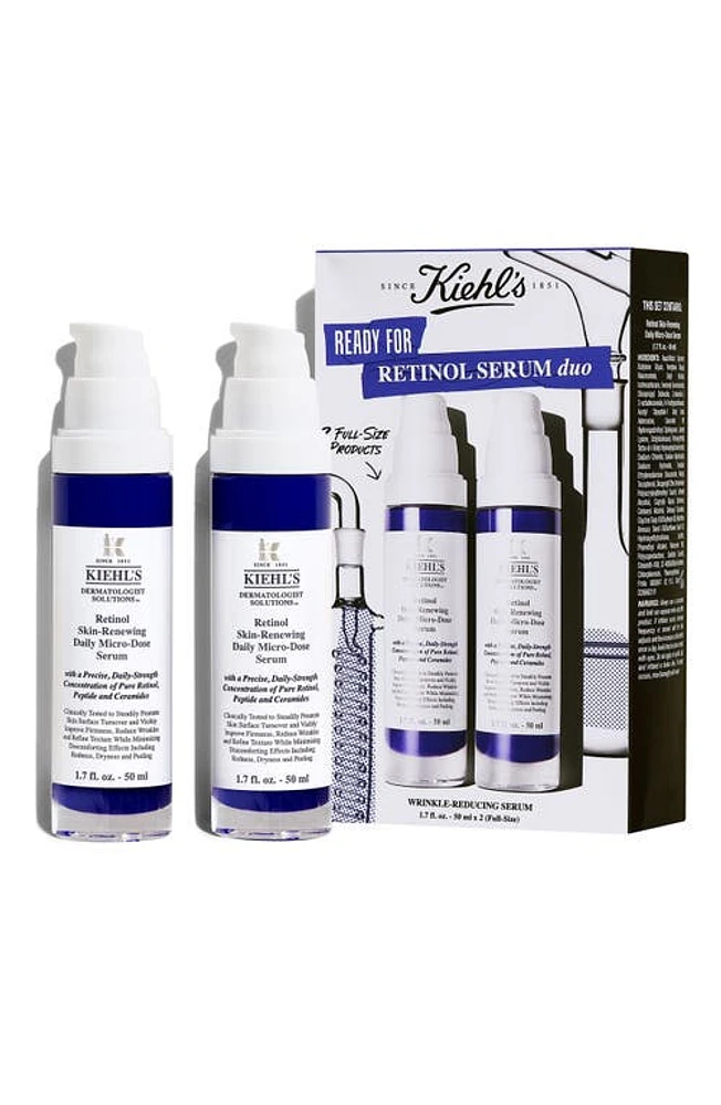 Kiehl's Since 1851 Retinol Skin-Renewing Daily Micro-Dose Serum Duo $184 Value at Nordstrom