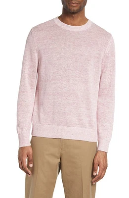 Vince Mélange Linen & Cotton Crewneck Sweater in Lt H Himalayan at Nordstrom, Size Medium