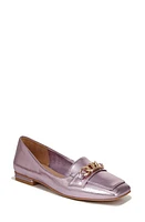 Franco Sarto Tiari Chain Square Toe Loafer Pink at Nordstrom,