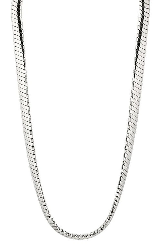 Nadri Omega Chain Collar Necklace in Rhodium at Nordstrom