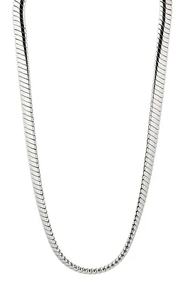 Nadri Omega Chain Collar Necklace in Rhodium at Nordstrom