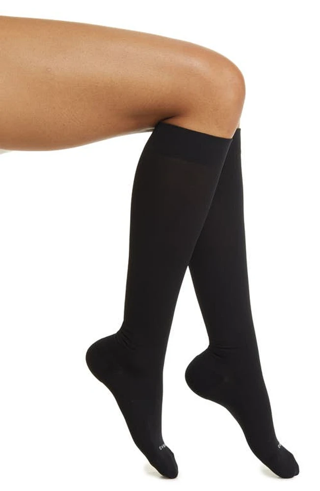 COMRAD Compression Knee High Socks in Black at Nordstrom, Size Large