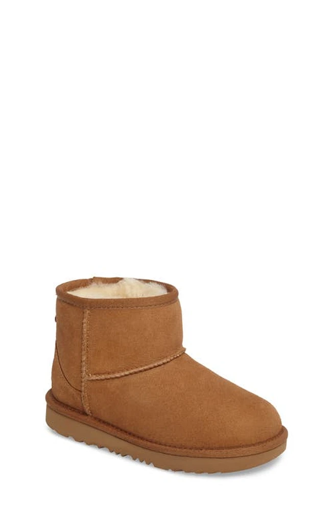 UGG(r) Kids' Classic Mini II Water Resistant Genuine Shearling Boot at Nordstrom, M