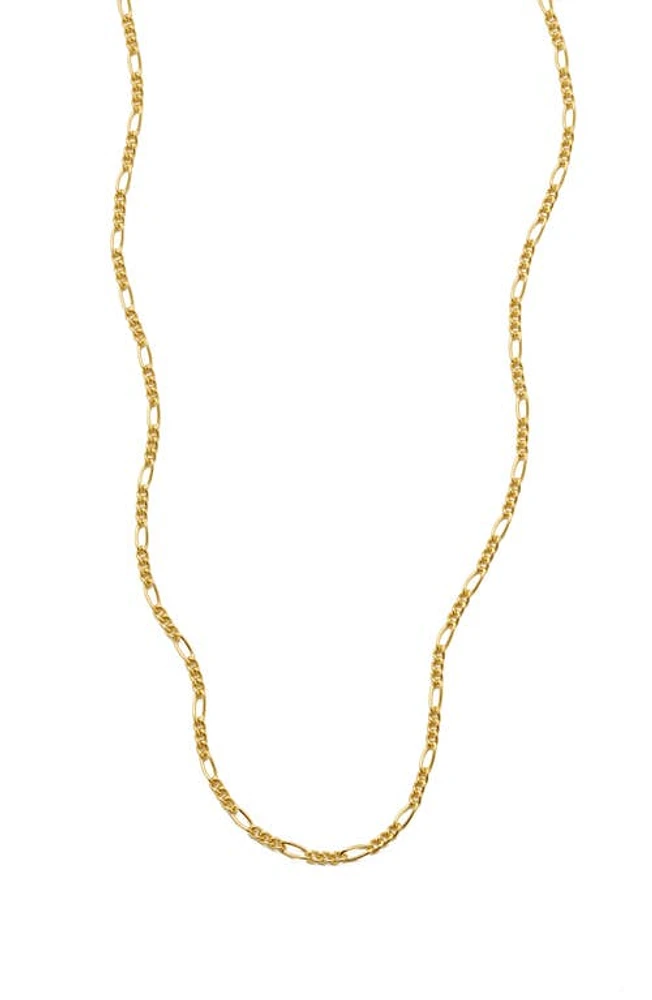 MADE BY MARY Figaro Chain Necklace in Gold at Nordstrom, Size 16