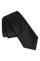 ZEGNA TIES Solid Silk Tie in Black at Nordstrom