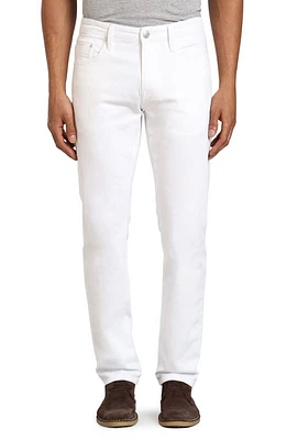 Mavi Jeans Marcus White Miami Slim Straight Leg Pants at Nordstrom, X 32