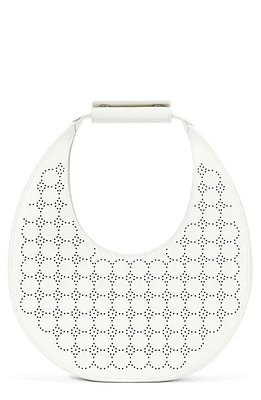 STAUD Moon Leather Bag in Paper Perf at Nordstrom