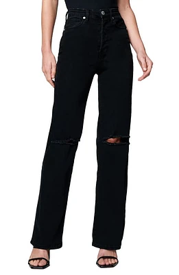 BLANKNYC Franklin High Waist Wide Leg Jeans Justified at Nordstrom,