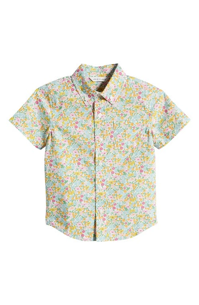 Janie and Jack x Liberty London Kids' Poppy Daisy Floral Print Cotton Shirt Multi at Nordstrom,