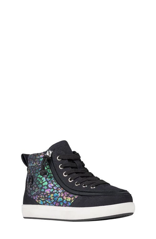 BILLY Footwear Kids' Classic DR High II Sneaker Black Leopard at Nordstrom