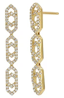 Bony Levy Prism Diamond Linear Drop Earrings in 18K Yellow Gold at Nordstrom