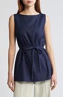 rag & bone Holland Sleeveless Linen Blend Tunic Top Sal at Nordstrom,