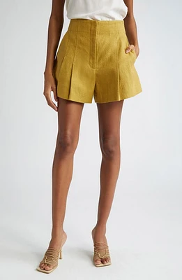 A. L.C. Bennett Linen & Cotton Shorts Aged Bronze at Nordstrom,