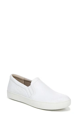 Naturalizer Marianne Slip-On Sneaker White Perforated Leather at Nordstrom,