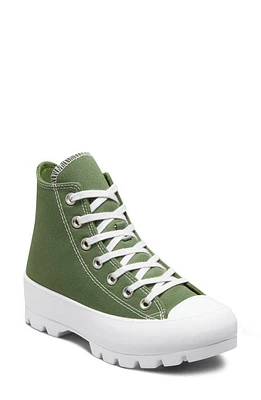 Converse Chuck Taylor All Star Lugged High Top Sneaker in Treeline/white/black at Nordstrom, Size 5.5