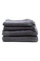 House No.23 Ella Waffle Towel in Anthracite at Nordstrom